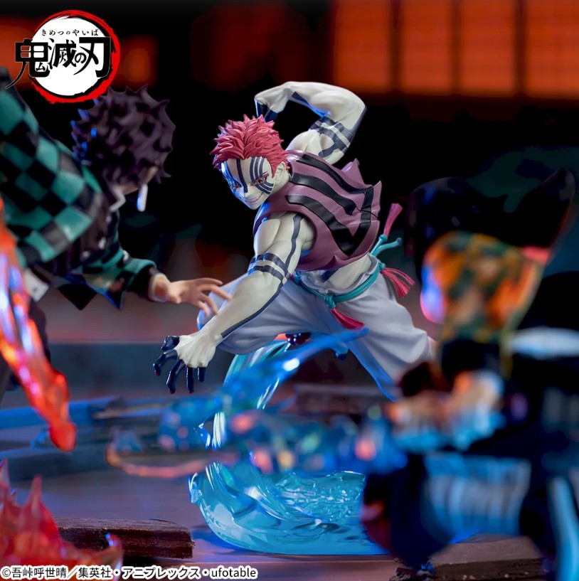 Demon Slayer kimetsu XrossLink Figure 3pc Set Tanjiro Giyu Akaza Infinity Castle