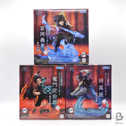 Demon Slayer kimetsu XrossLink Figure 3pc Set Tanjiro Giyu Akaza Infinity Castle