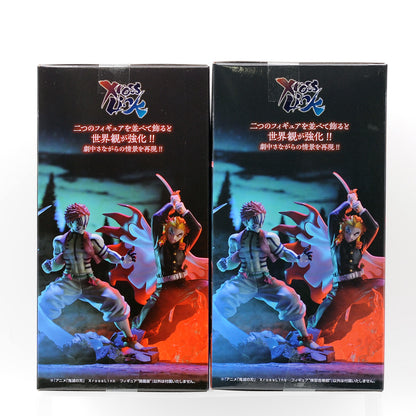 Demon Slayer XrossLink Figures Rengoku Kyojuro and Akaza Set of 2 Japan Anime