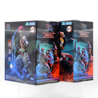 Demon Slayer XrossLink Figures Rengoku Kyojuro and Akaza Set of 2 Japan Anime