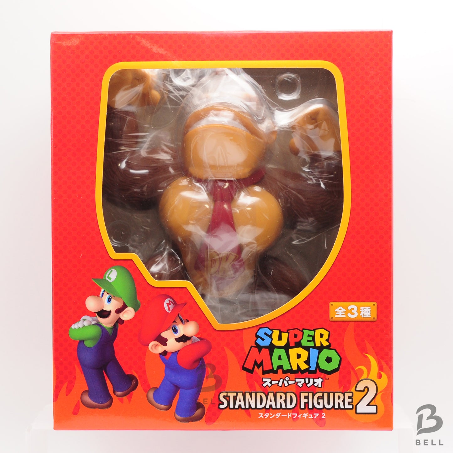 Super Mario Standard Figure Vol.2 Donkey Kong Mario & Toad set of 2 Japan GAME