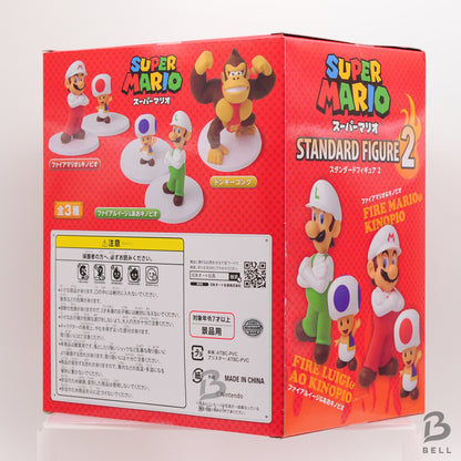 Super Mario Standard Figure Vol.2 Donkey Kong Mario & Toad set of 2 Japan GAME