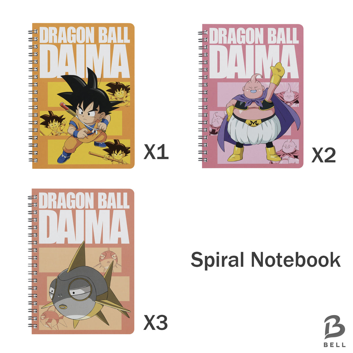 Dragon Ball DAIMA Ichiban Kuji Prize Lot 23pcs Notebook Visual Sheet Rubber JP