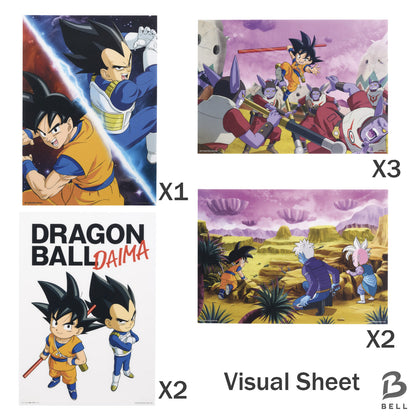 Dragon Ball DAIMA Ichiban Kuji Prize Lot 23pcs Notebook Visual Sheet Rubber JP