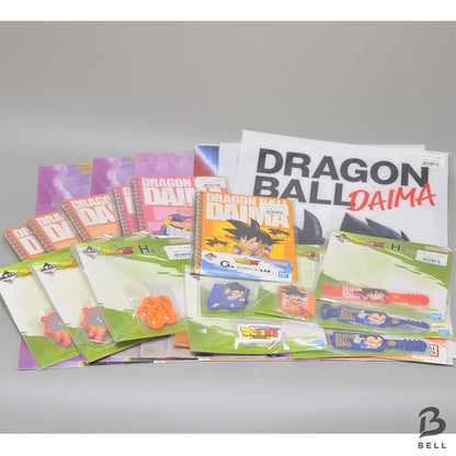 Dragon Ball DAIMA Ichiban Kuji Prize Lot 23pcs Notebook Visual Sheet Rubber JP