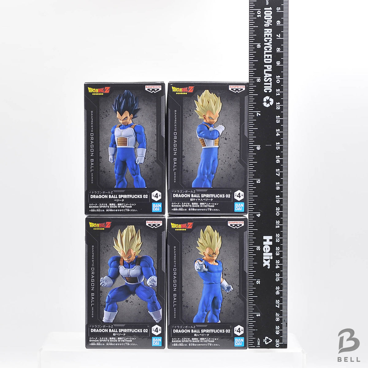 Dragon Ball SPIRITFLICKS 02 Vegeta Figure Banpresto Set of 4 Anime Japan New Box