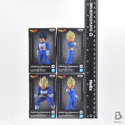 Dragon Ball SPIRITFLICKS 02 Vegeta Figure Banpresto Set of 4 Anime Japan New Box