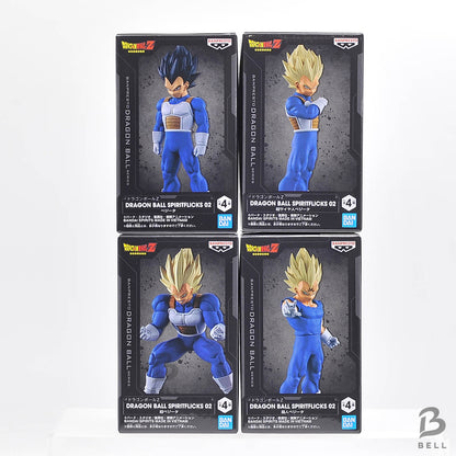 Dragon Ball SPIRITFLICKS 02 Vegeta Figure Banpresto Set of 4 Anime Japan New Box
