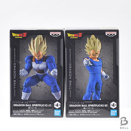 Dragon Ball SPIRITFLICKS 02 Vegeta Figure Banpresto Set of 2 Anime Japan New Box