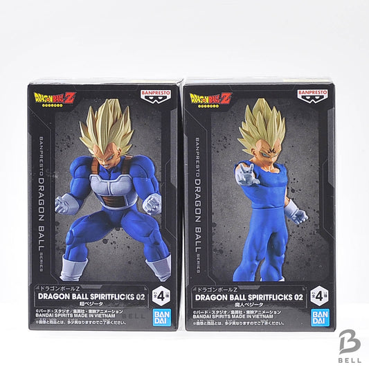Dragon Ball SPIRITFLICKS 02 Vegeta Figure Banpresto Set of 2 Anime Japan New Box