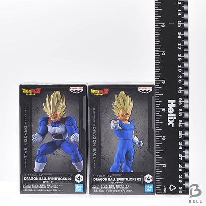 Dragon Ball SPIRITFLICKS 02 Vegeta Figure Banpresto Set of 2 Anime Japan New Box
