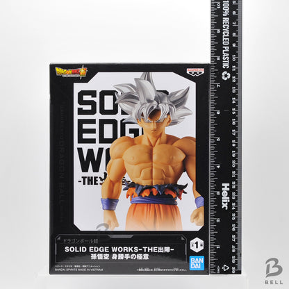 Dragon Ball Super SOLID EDGE WORKS-THE BATTLE- Son Goku Ultra Instinct Figure JP