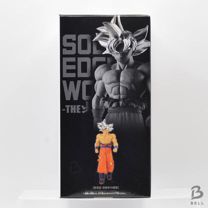 Dragon Ball Super SOLID EDGE WORKS-THE BATTLE- Son Goku Ultra Instinct Figure JP