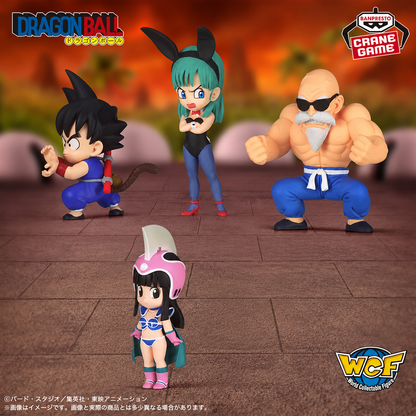 Dragon Ball WCF Childhood Arc Vol.4 Figure Goku Bulma Chi-Chi Roshi Set of 4 New