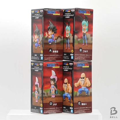 Dragon Ball WCF Childhood Arc Vol.4 Figure Goku Bulma Chi-Chi Roshi Set of 4 New