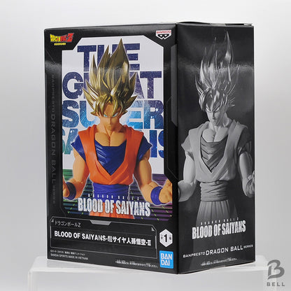 Dragon Ball Z BLOOD OF SAIYANS Super Saiyan Son Goku II Banpresto Figure New