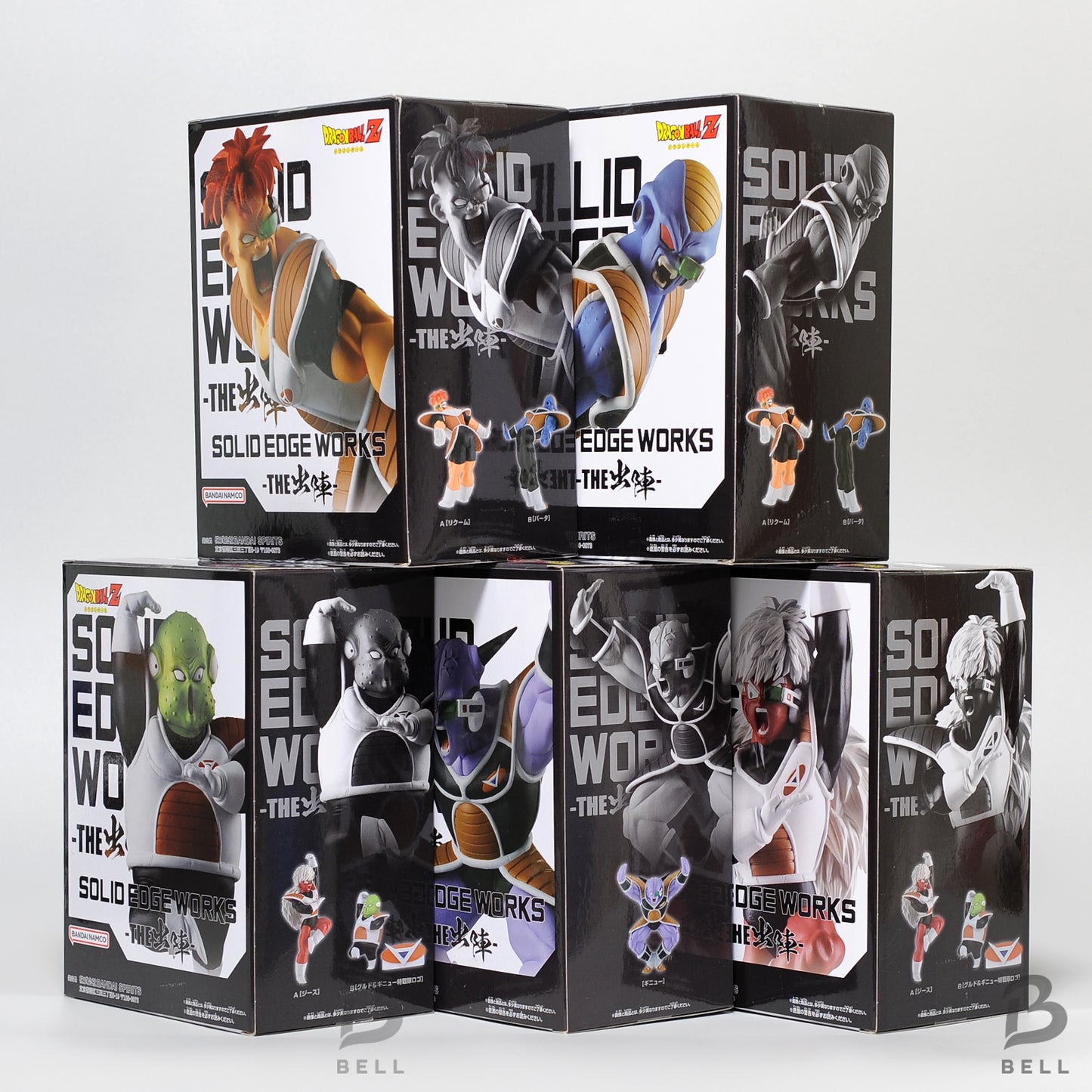 Dragon Ball Z Ginyu Force Figure Set of 5 Solid Edge Works BANPRESTO NEW