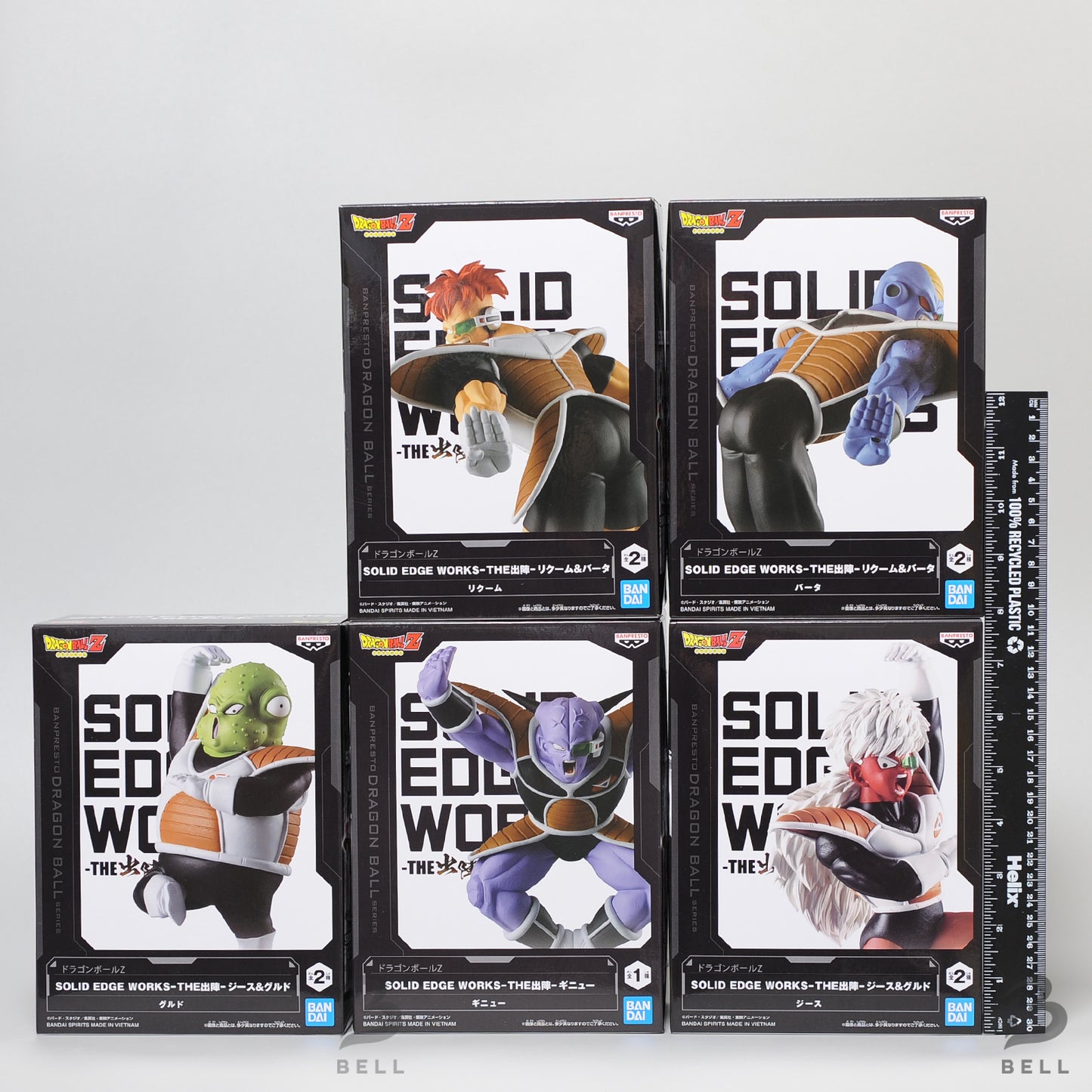 Dragon Ball Z Ginyu Force Figure Set of 5 Solid Edge Works BANPRESTO NEW