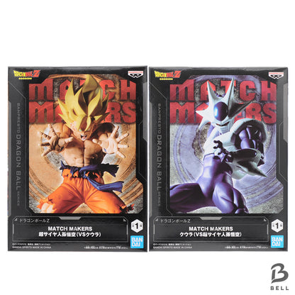 Dragon Ball Z Goku vs Cooler Figure Set Match Makers Banpresto Japan Banpresto