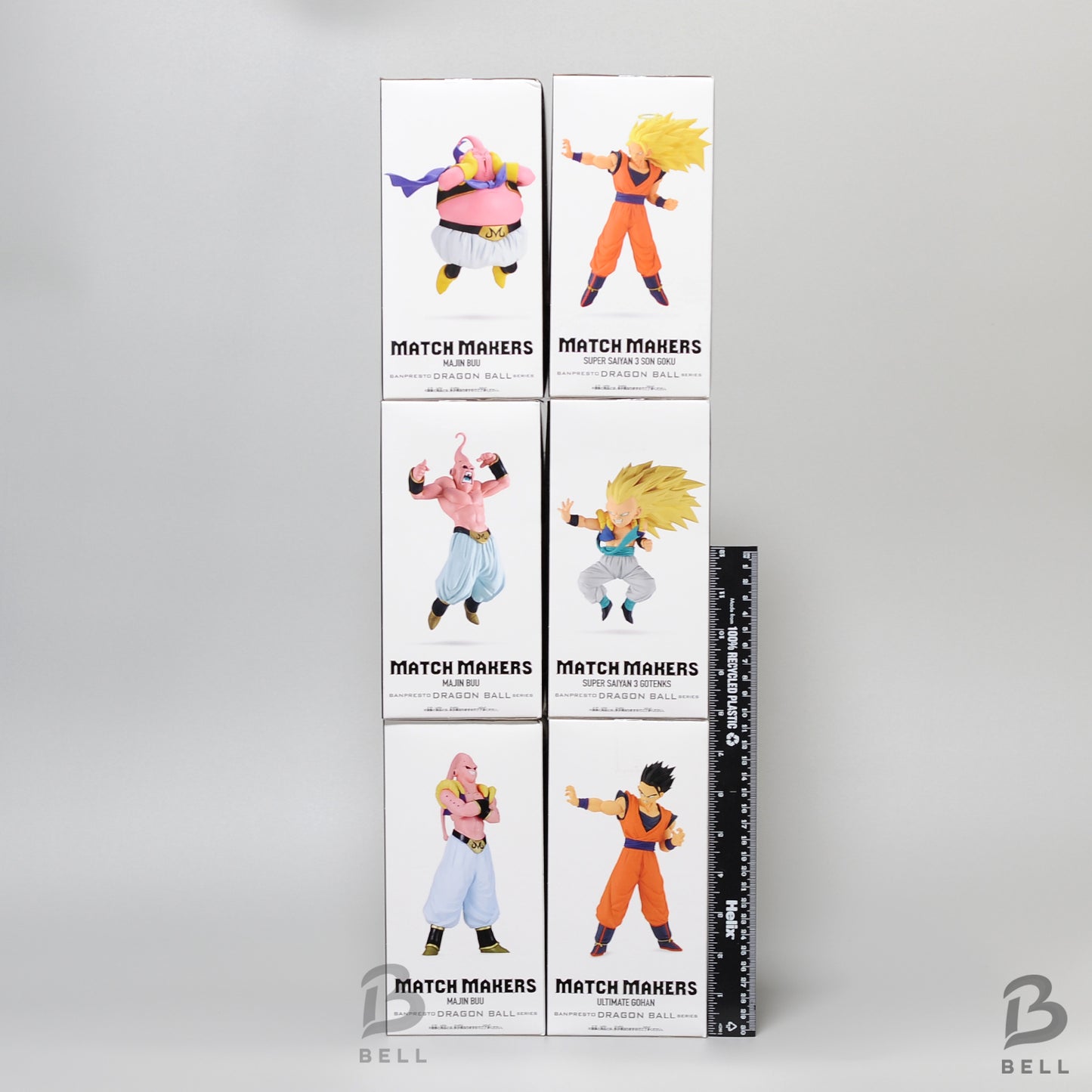 Dragon Ball Z MATCH MAKERS  Son Goku Son Gohan Gotenks VS Majin Buu Figure  Set