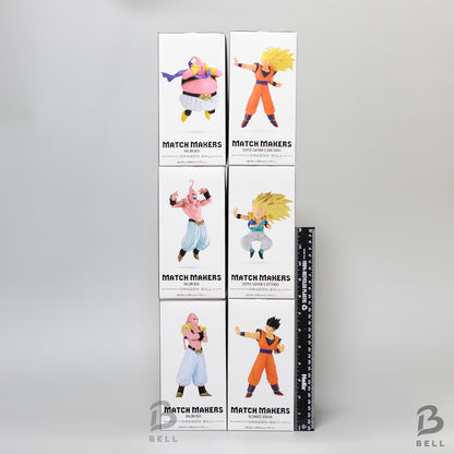 Dragon Ball Z MATCH MAKERS  Son Goku Son Gohan Gotenks VS Majin Buu Figure  Set