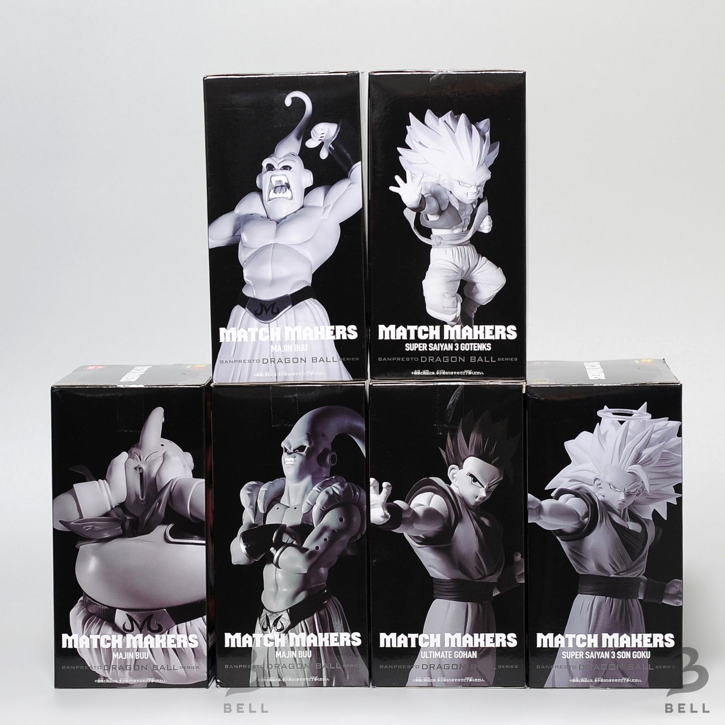 Dragon Ball Z MATCH MAKERS  Son Goku Son Gohan Gotenks VS Majin Buu Figure  Set