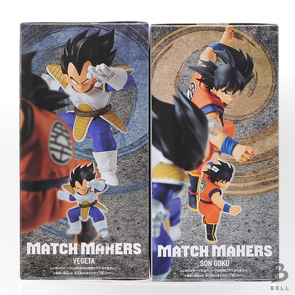 Dragon Ball Z MATCH MAKERS Son Goku VS Vegeta Figure Set Banpresto Official JP