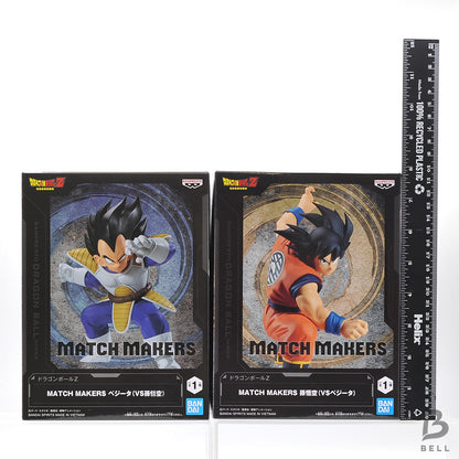 Dragon Ball Z MATCH MAKERS Son Goku VS Vegeta Figure Set Banpresto Official JP
