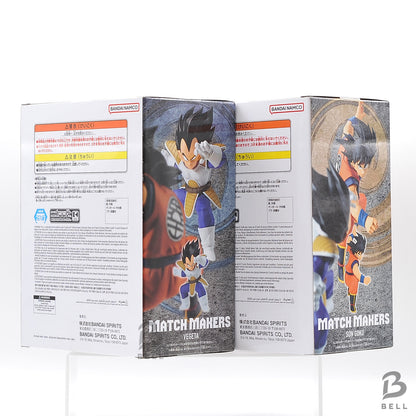 Dragon Ball Z MATCH MAKERS Son Goku VS Vegeta Figure Set Banpresto Official JP