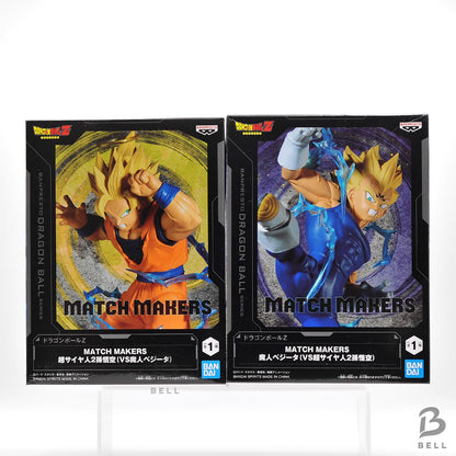 Dragon Ball Z MATCH MAKERS Super Saiyan 2 Son Goku VS Majin Vegeta Figure Set