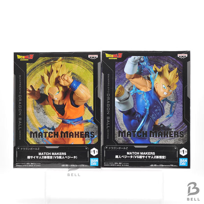 Dragon Ball Z MATCH MAKERS Super Saiyan 2 Son Goku VS Majin Vegeta Figure Set
