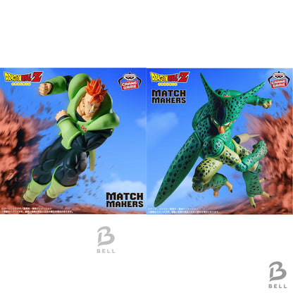 Dragon Ball Z Match Makers Android 16 VS Cell Banpresto Anime Figure Japan New