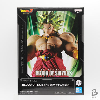 Dragon Ball Z Super Saiyan Broly PVC Figure BLOOD OF SAIYANS Japan Anime Sealed