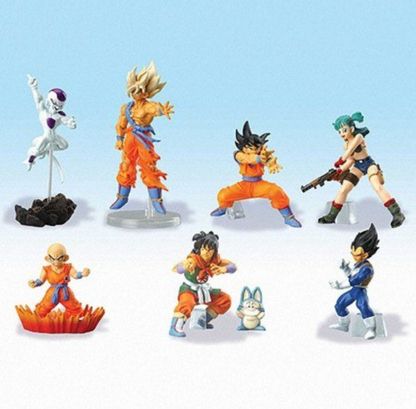 Dragon Ball Z Son Goku Anime figure Japan Gashaopn with a capsule and sticker