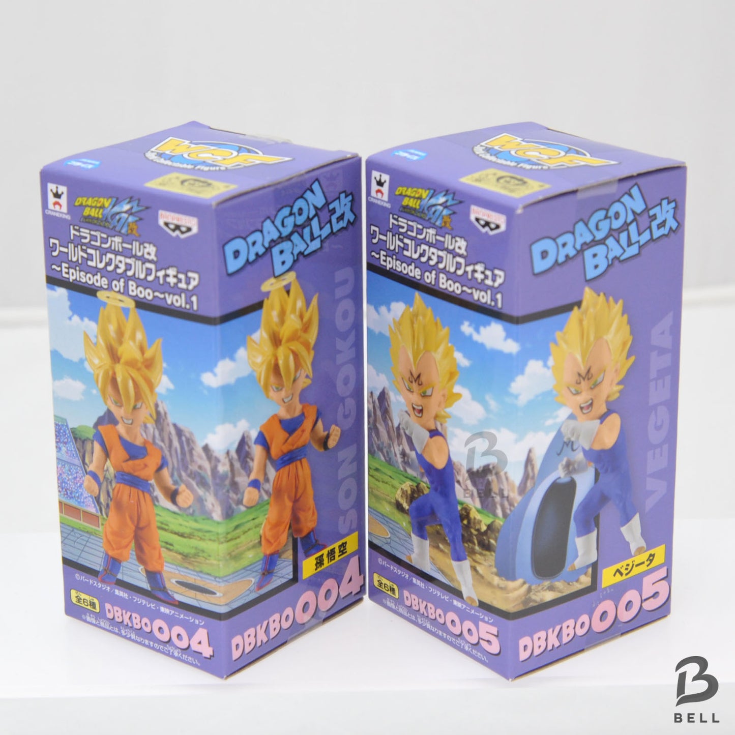 Dragon Ball Kai World Collectible Figure Son Goku Vegeta WCF DBK BO 004 005 New