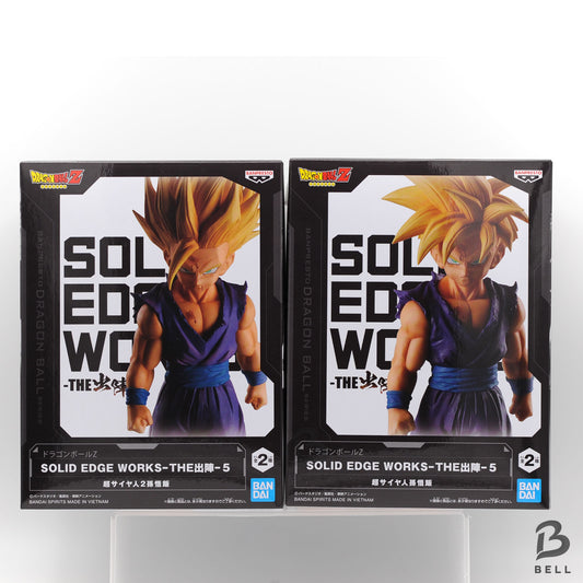 Dragon Ball Z Son Gohan Figure SOLID EDGE WORKS THE Departure vol.5 Set of 2 New