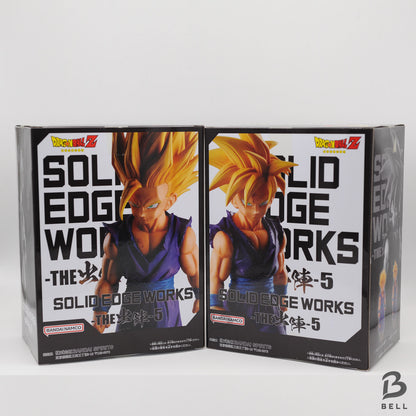 Dragon Ball Z Son Gohan Figure SOLID EDGE WORKS THE Departure vol.5 Set of 2 New