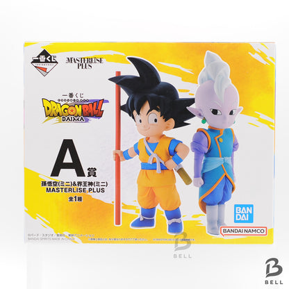 BANDAI Dragonball Ichiban Kuji Figure DAIMA A Son goku & Kaioshin Japan Anime