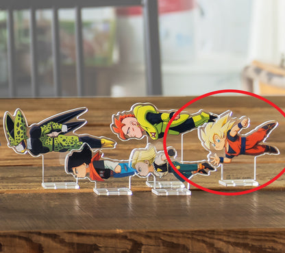 Dragon Ball Ichiban kuji Acrylic Stand Rubber Coaster  Clear File Towel Set of 5