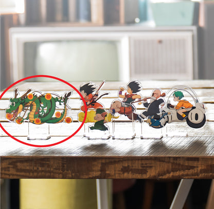 Dragon Ball Ichiban kuji Acrylic Stand Rubber Coaster  Clear File Towel Set of 5