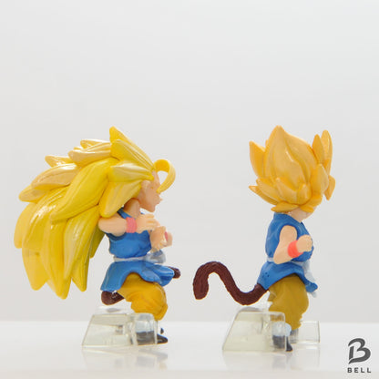 Dragon Ball GT Super Saiyan Son Goku Figure Gacha Gashapon Japan Bandai Set of 2