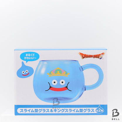 Dragon Quest King slime Glass AM Japan Game sealed New Blue 2.6in Square Enix