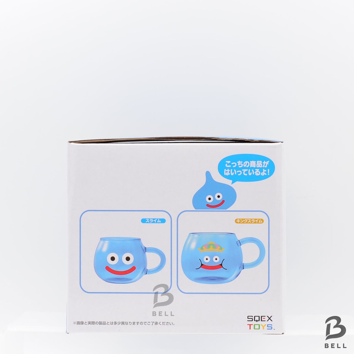 Dragon Quest King slime Glass AM Japan Game sealed New Blue 2.6in Square Enix
