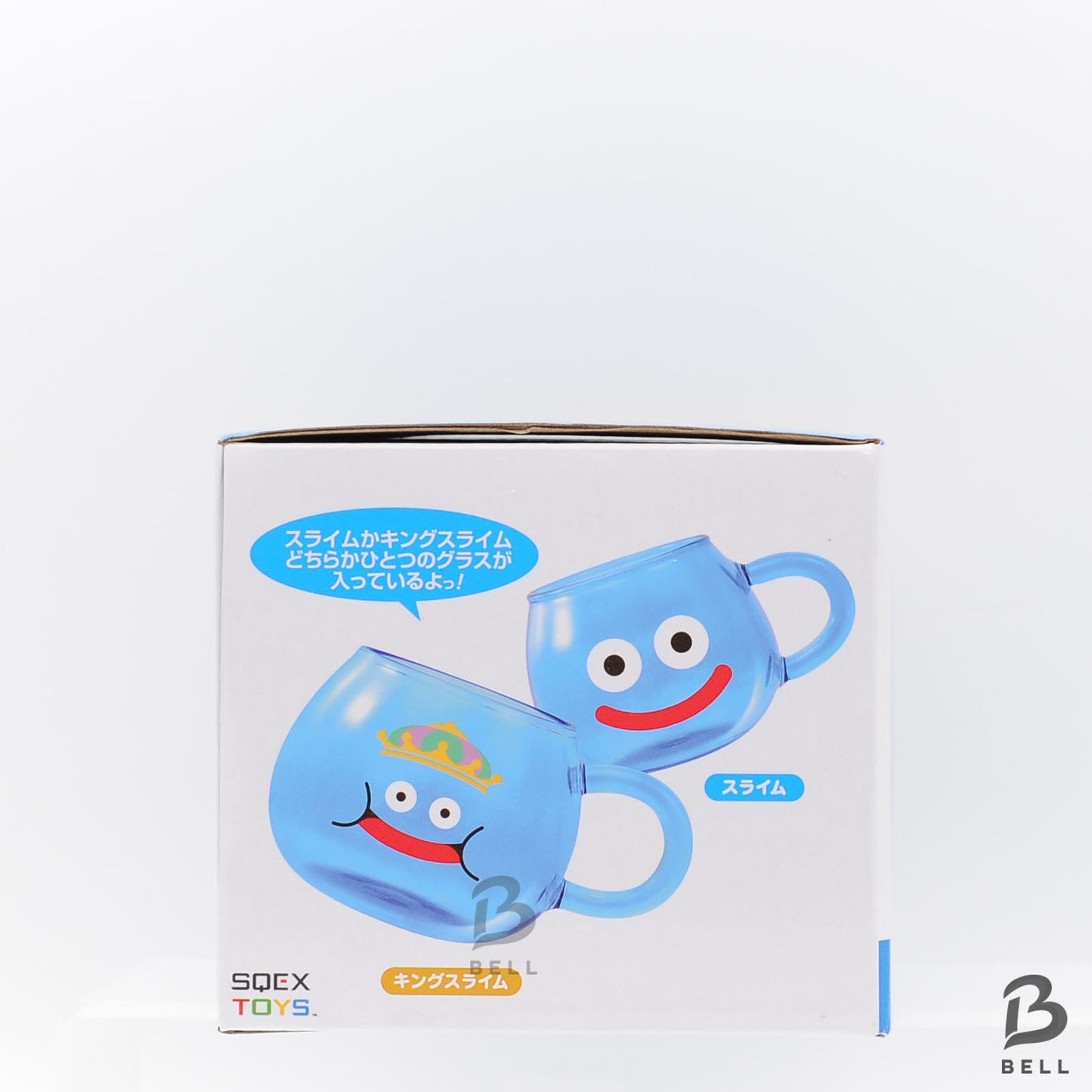 Dragon Quest King slime Glass AM Japan Game sealed New Blue 2.6in Square Enix