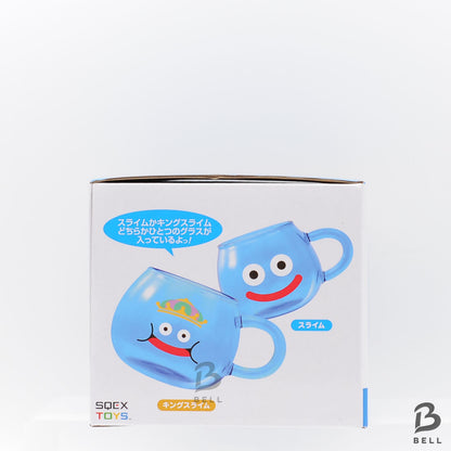 Dragon Quest King slime Glass AM Japan Game sealed New Blue 2.6in Square Enix