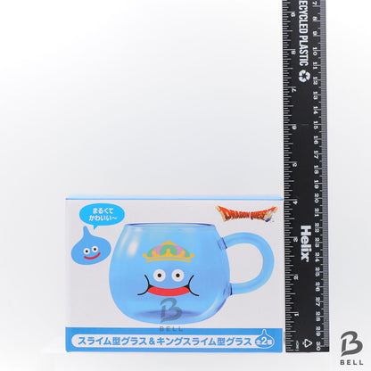 Dragon Quest King slime Glass AM Japan Game sealed New Blue 2.6in Square Enix