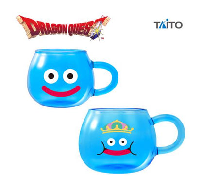 Dragon Quest King slime Glass AM Japan Game sealed New Blue 2.6in Square Enix
