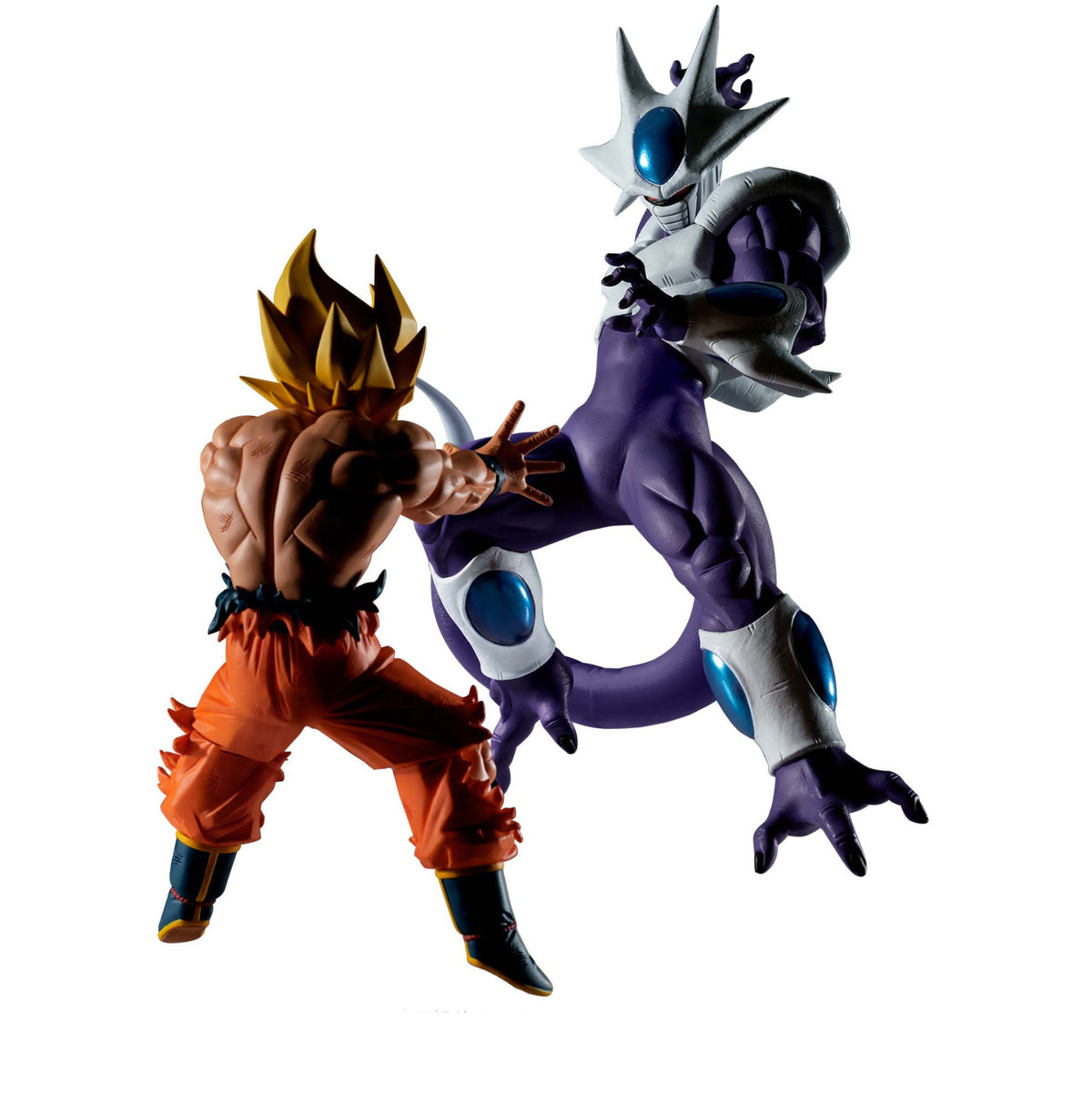 Dragon Ball Z Goku vs Cooler Figure Set Match Makers Banpresto Japan Banpresto