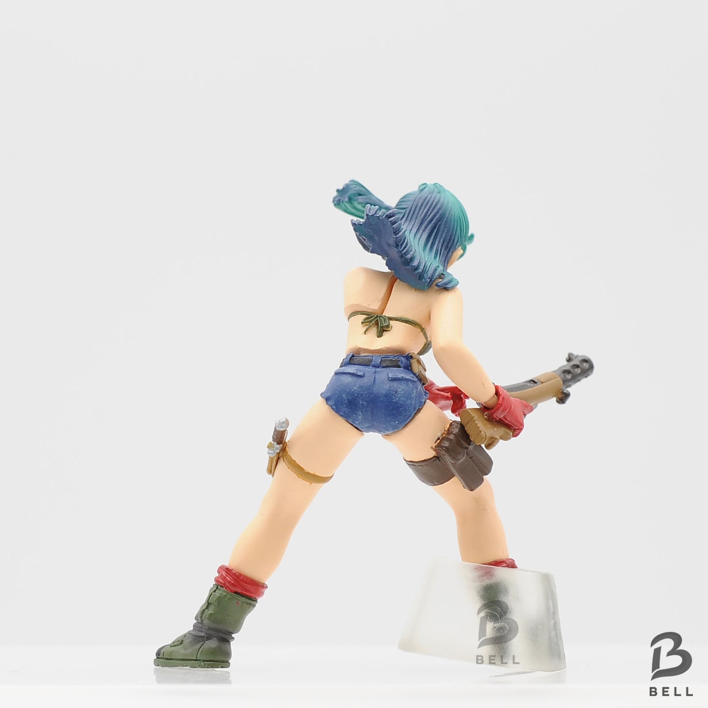 Dragon Ball Z Bulma Anime figure Japan Gashaopn with a capsule and sticker New