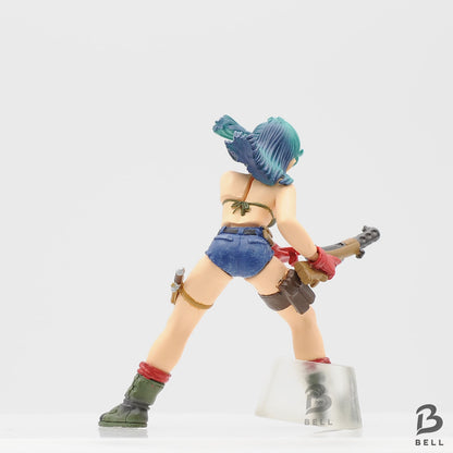 Dragon Ball Z Bulma Anime figure Japan Gashaopn with a capsule and sticker New